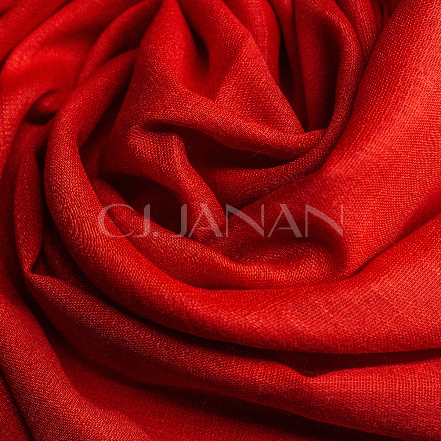 Turkish Lawn Hijab Scarlet Red