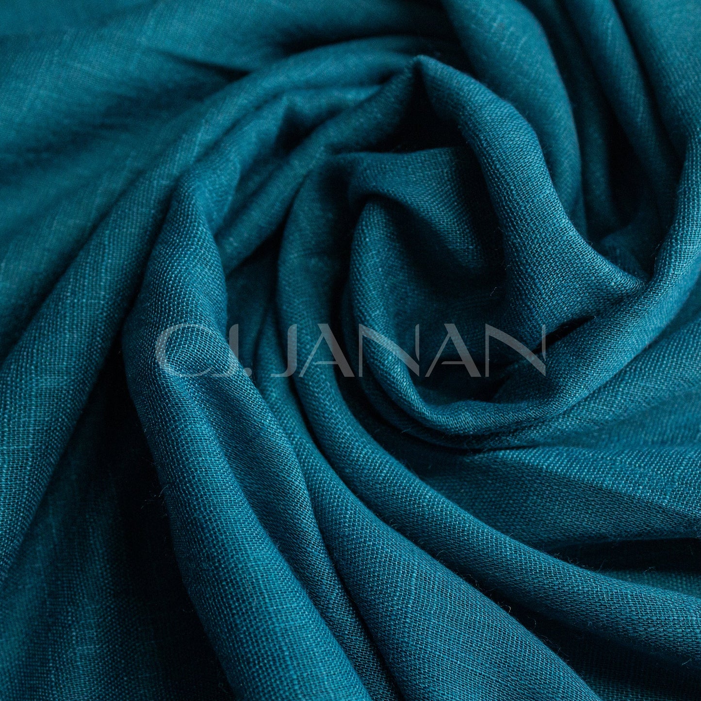 Turkish Lawn Hijab Teal Blue