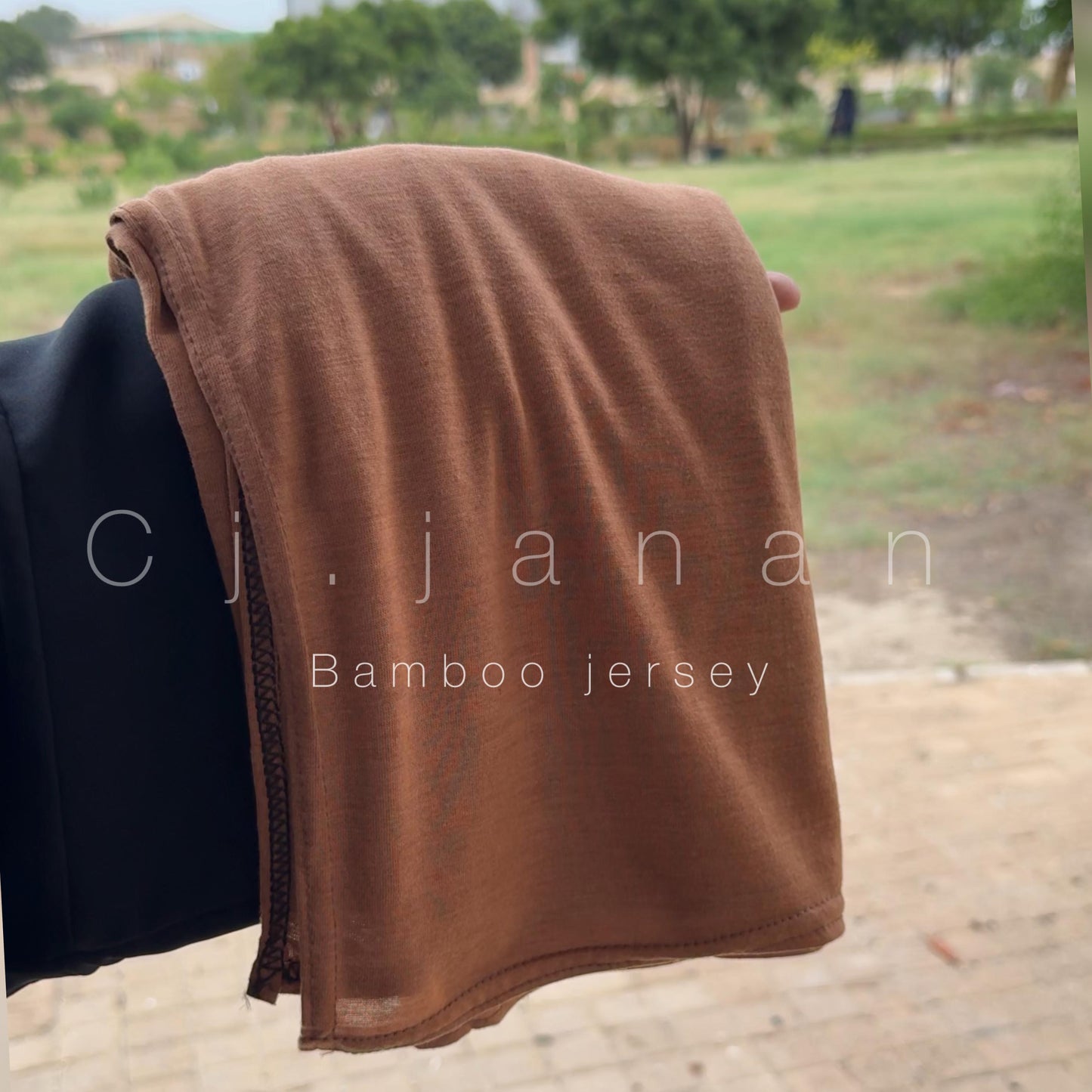 Bamboo Jersey Hijab Ash Grey