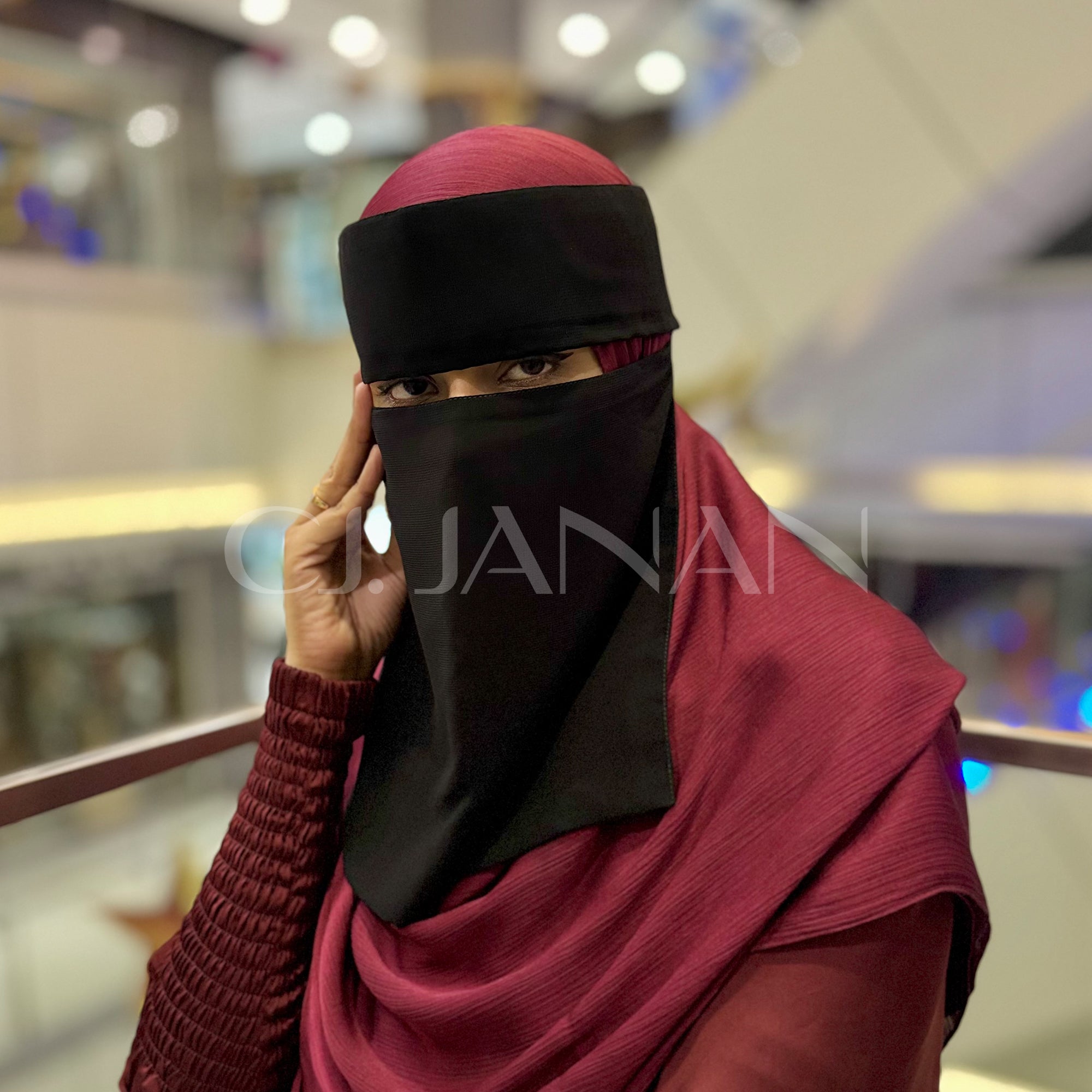 Original Long Saudi Flip Niqab – 10 Inch