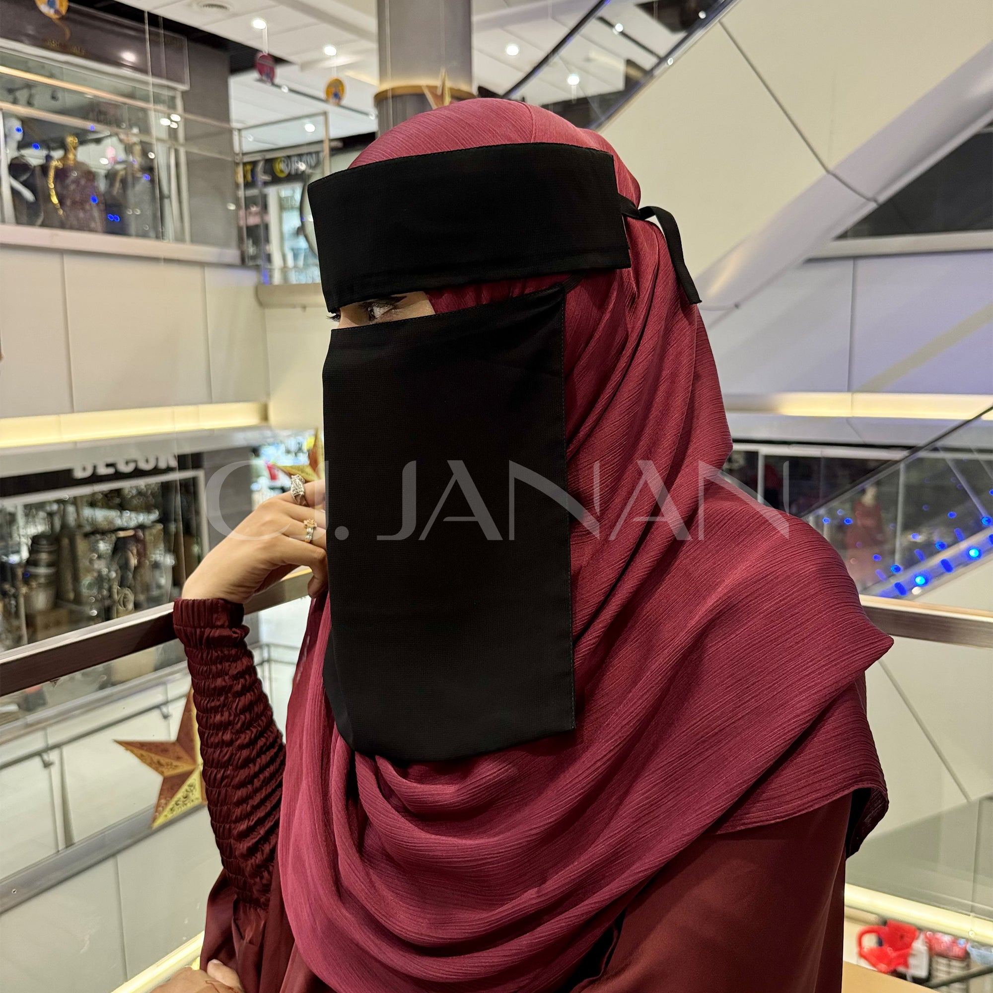Original Long Saudi Flip Niqab – 10 Inch
