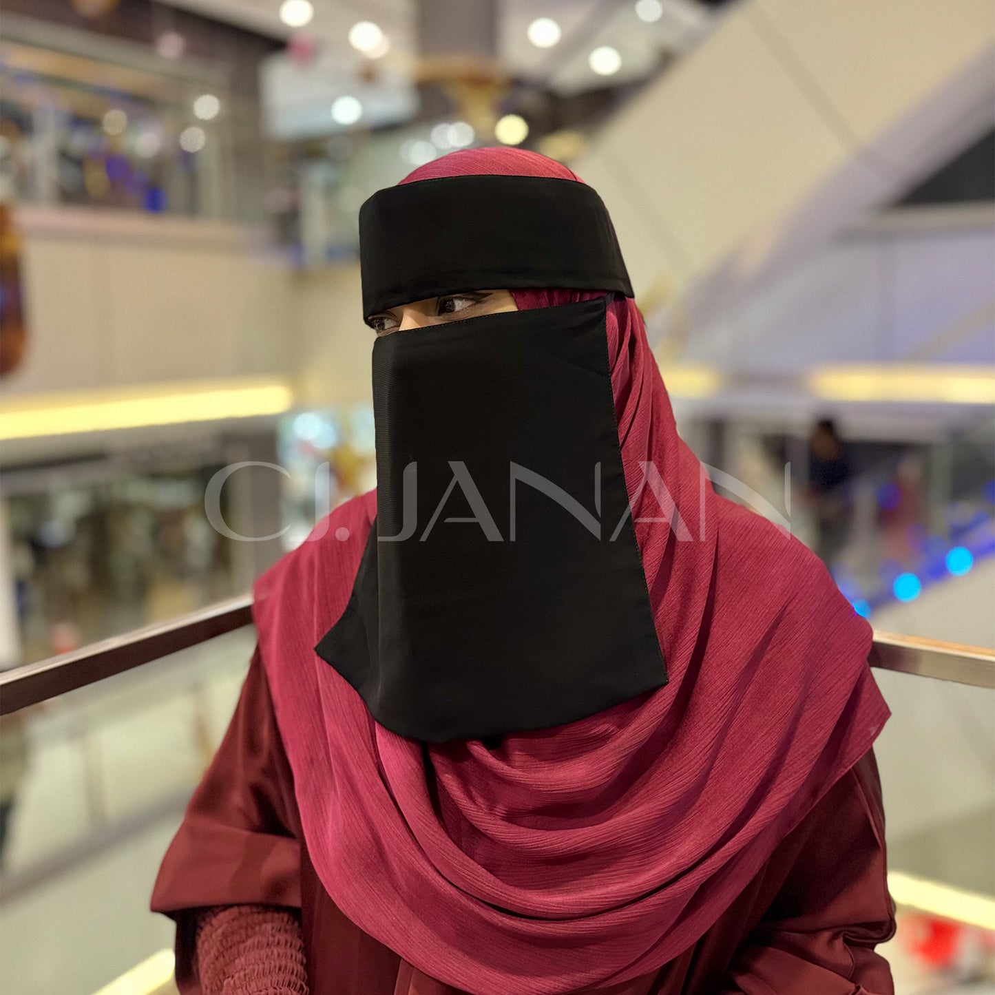 Original Long Saudi Flip Niqab – 10 Inch