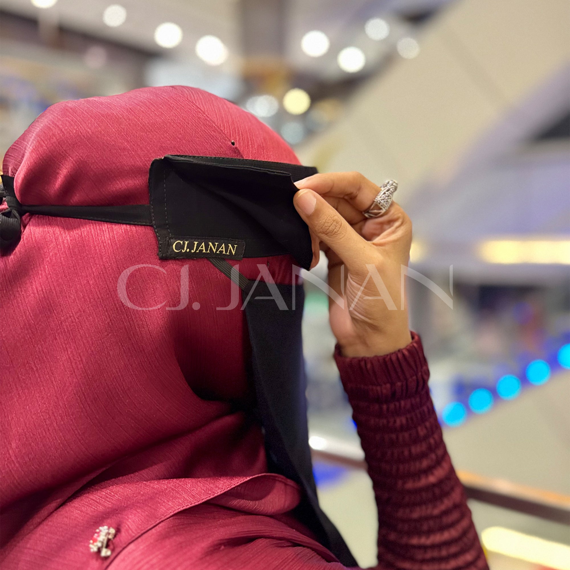 Original Long Saudi Flip Niqab – 10 Inch