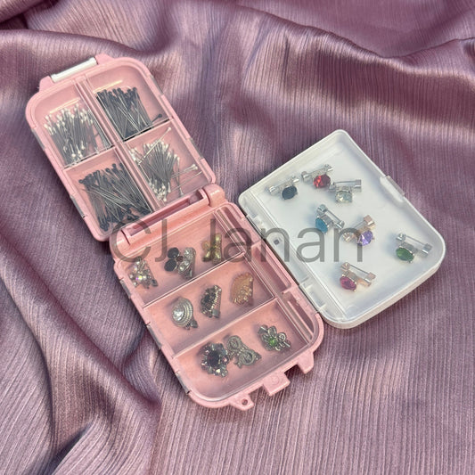 Pins Organizer Storage Box (With Pins)
