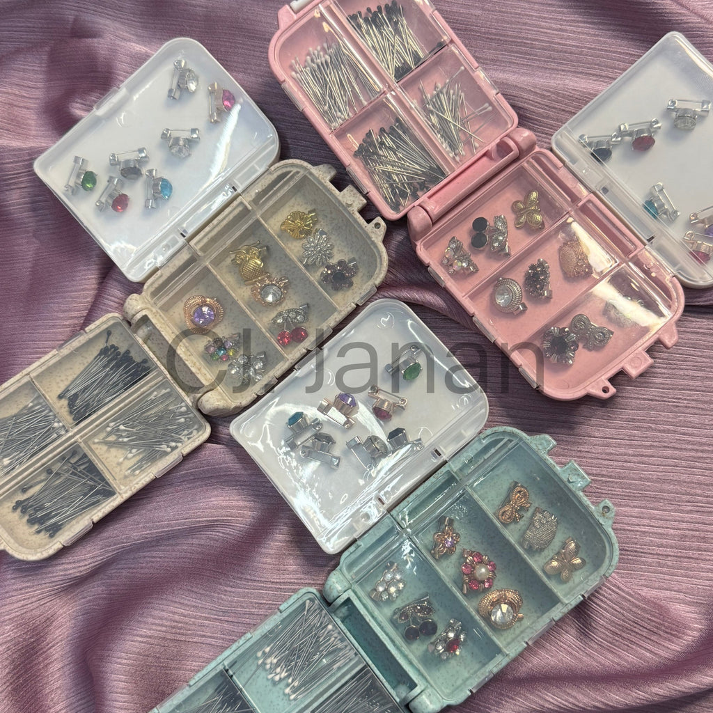 Pins Organizer Storage Box (Including Pins)