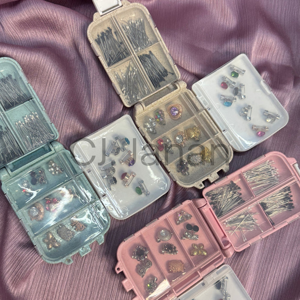 Pins Organizer Storage Box (Including Pins)