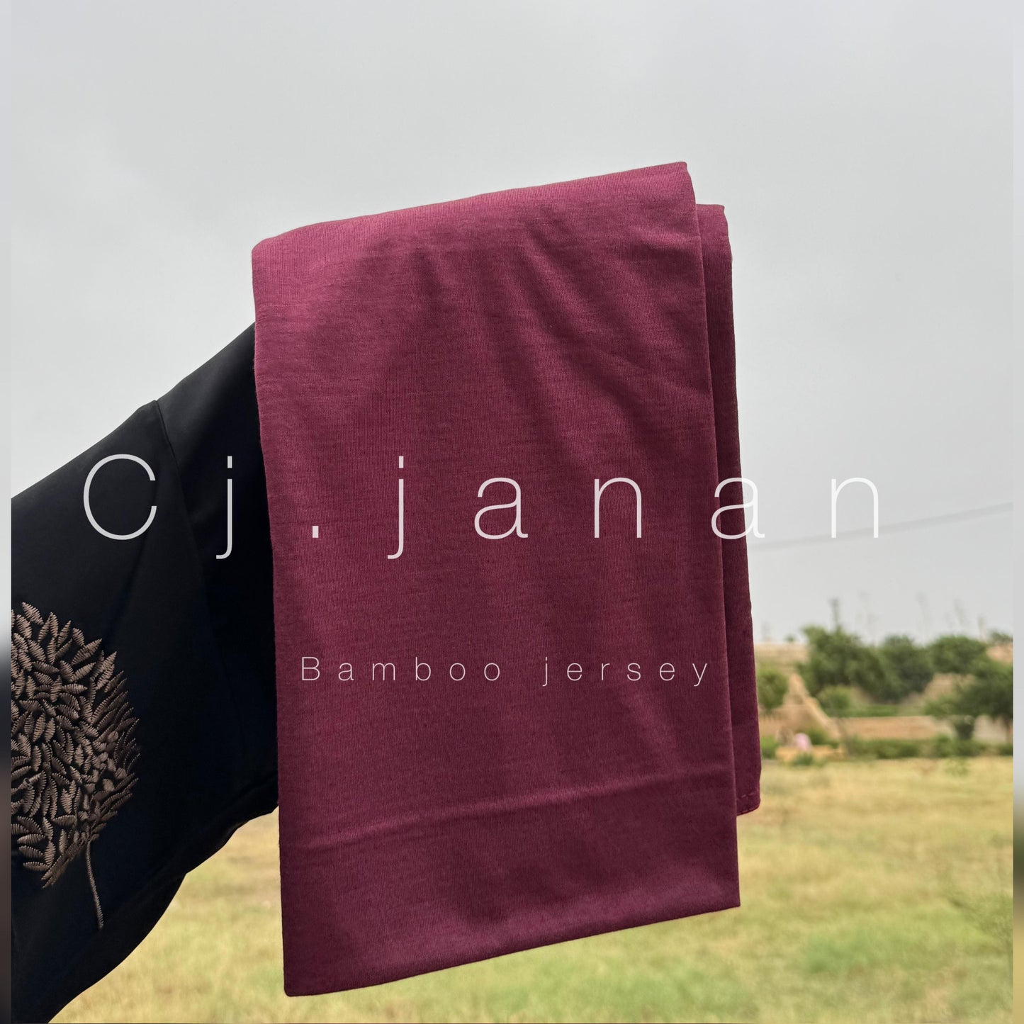Bamboo Jersey Hijab Ash Grey