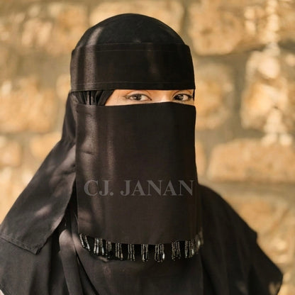 Black Crystal Saudi Niqab CJ Janan