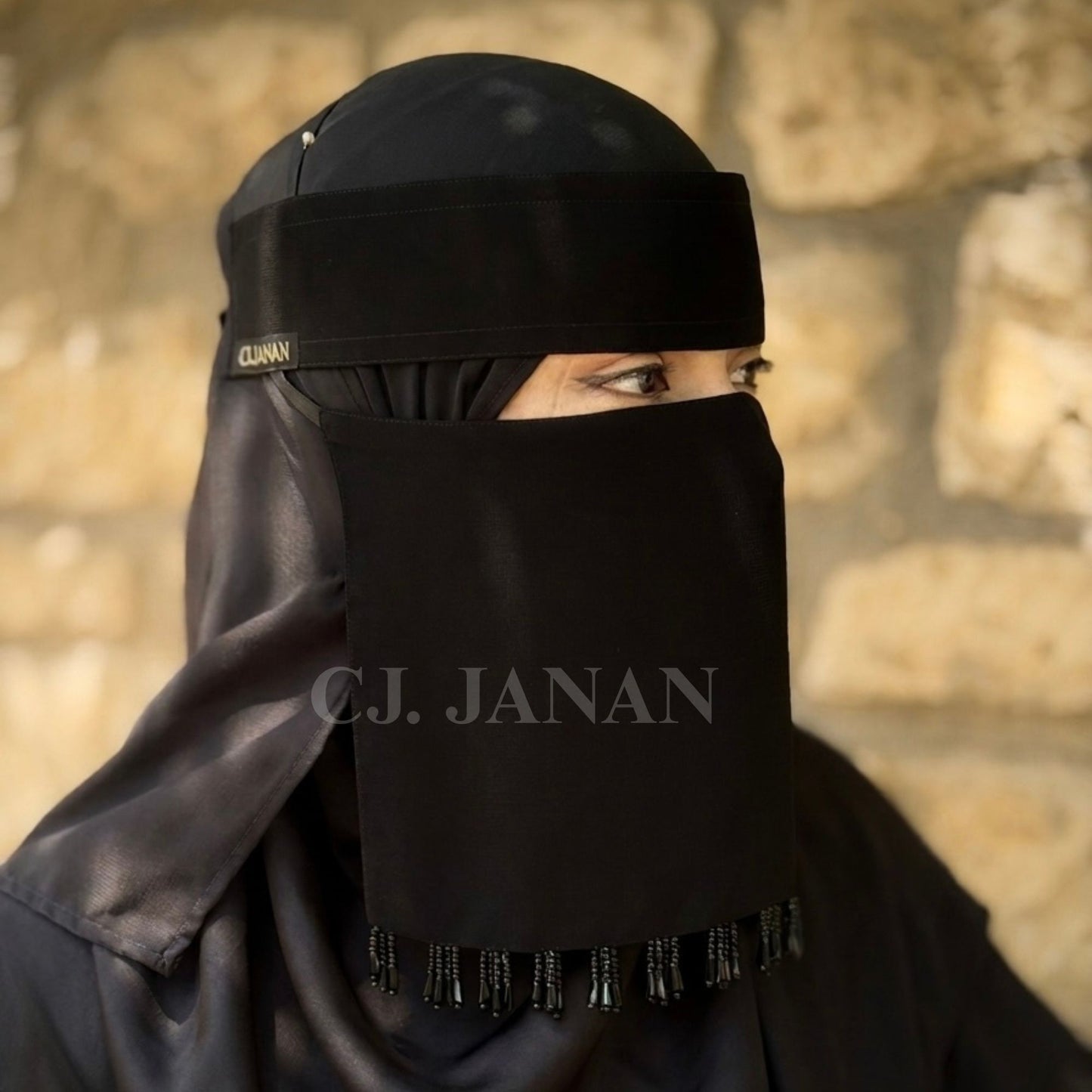 Black Crystal Saudi Niqab CJ Janan