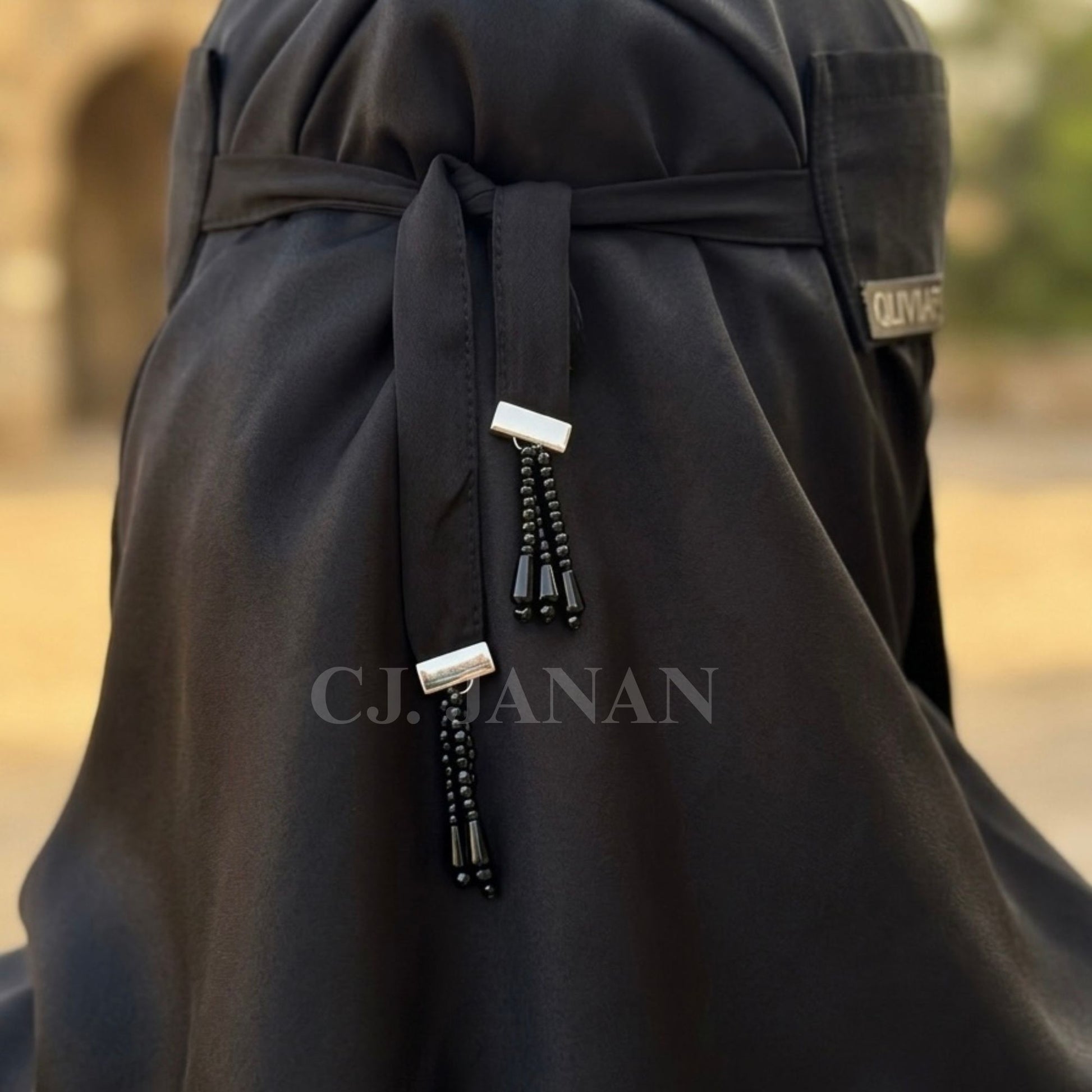 Black Crystal Saudi Niqab CJ Janan
