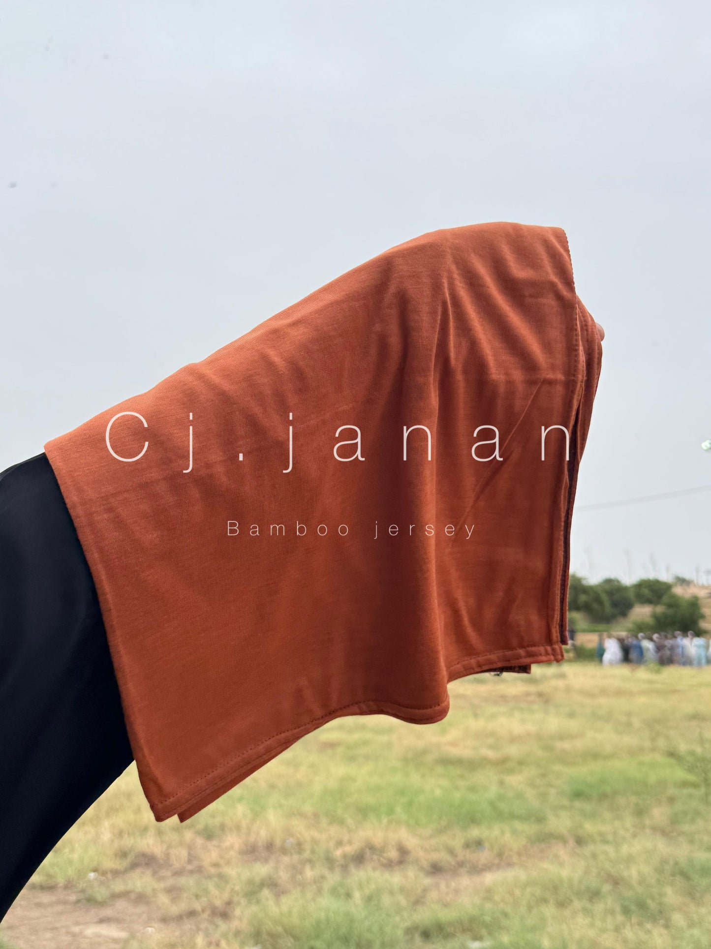 Bamboo Jersey Hijab Ash Grey