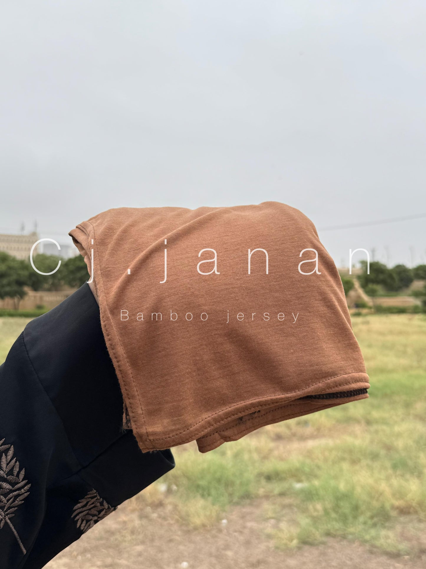 Bamboo Jersey Hijab Ash Grey