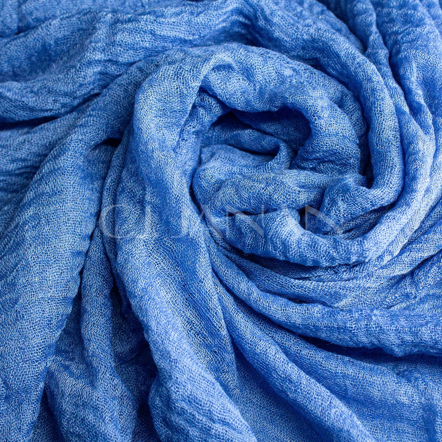 Crimps Hijab Sky Blue