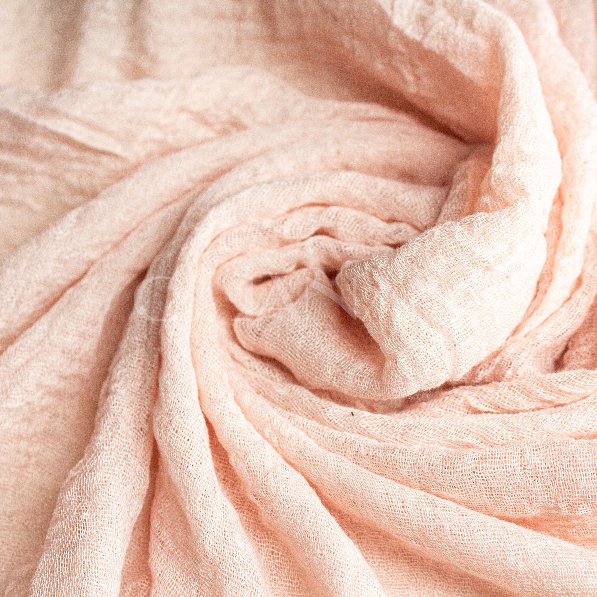 Crimps Hijab Soft Peach