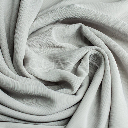 Crinkle Georgette Hijab Light Grey