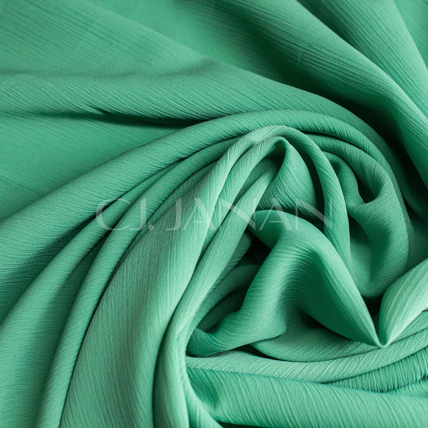 Crinkle Georgette Hijab Sea Green