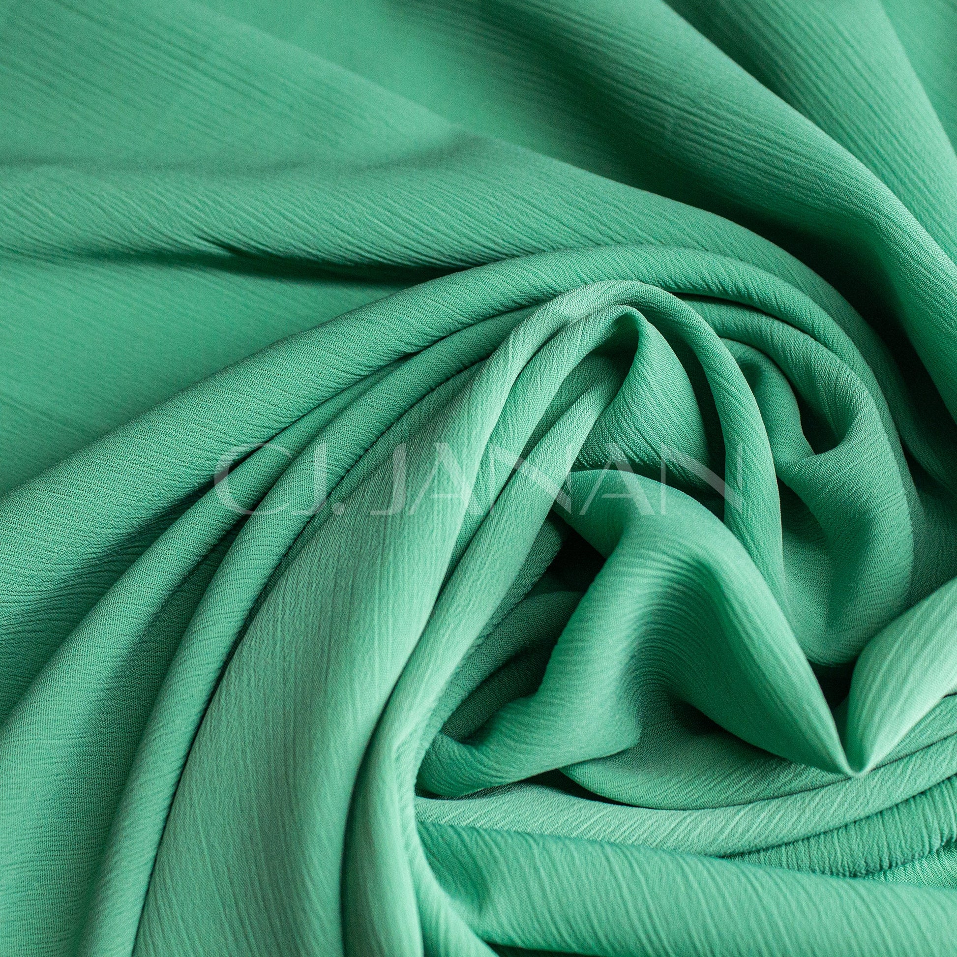Crinkle Georgette Hijab Sea Green