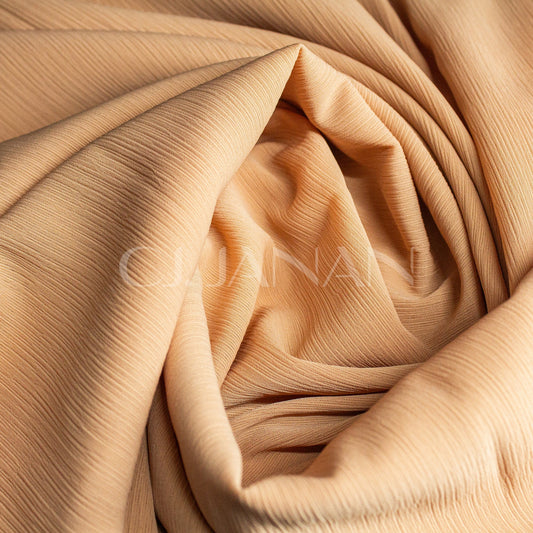 Crinkle Georgette Hijab Soft Peach