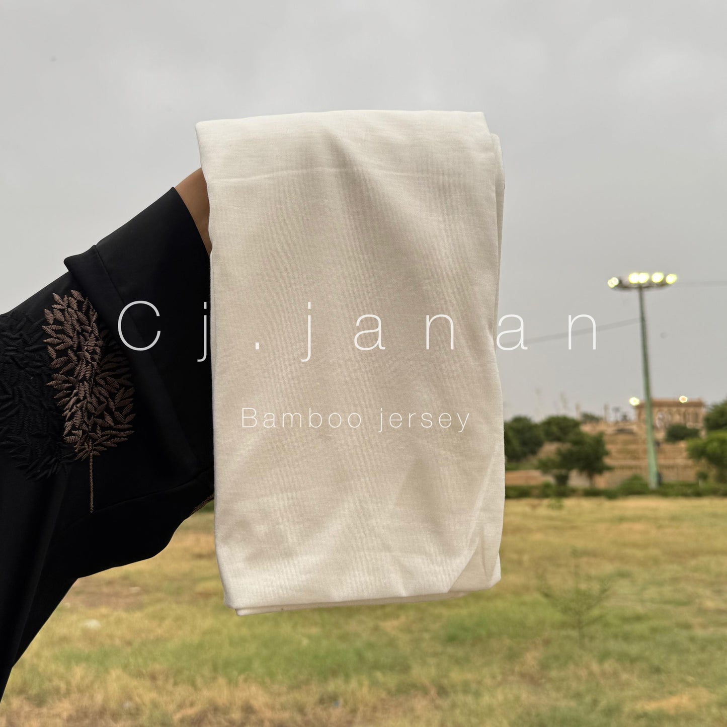 Bamboo Jersey Hijab Ash Grey