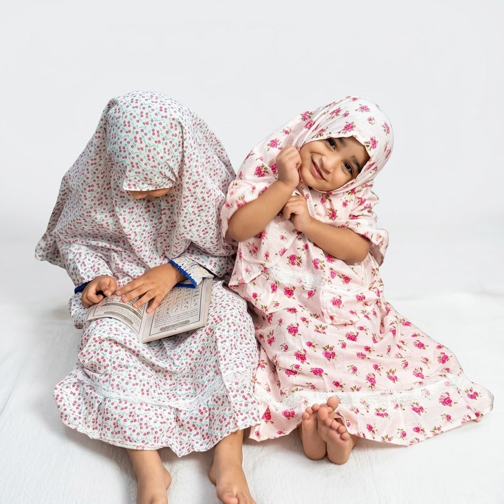 Premium Printed Kids Prayer Dress