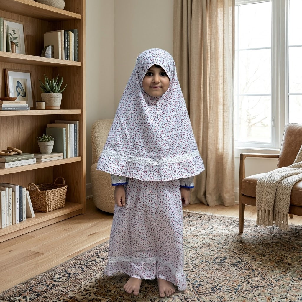 Premium Printed Kids Prayer Dress