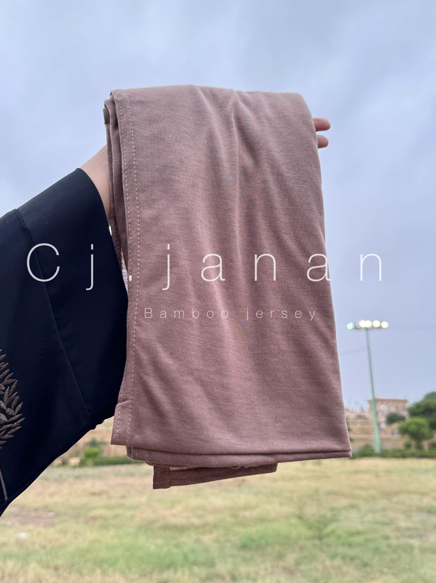 Bamboo Jersey Hijab Ash Grey