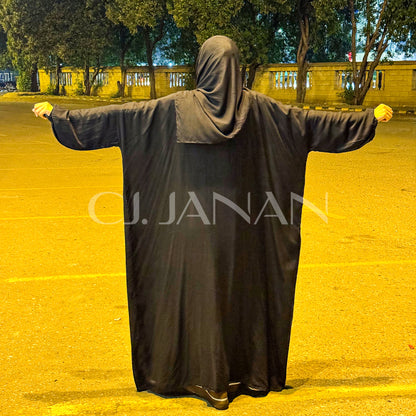 Omani Abaya Al Raha – Noir (Black)