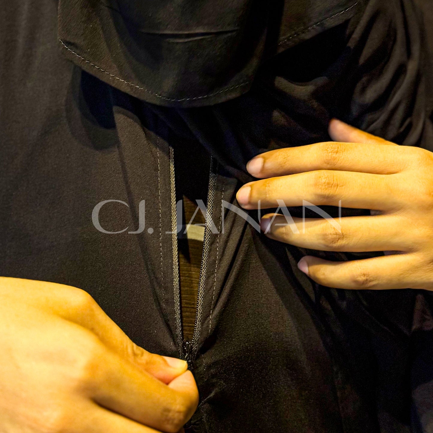 Omani Abaya Al Raha – Noir (Black)