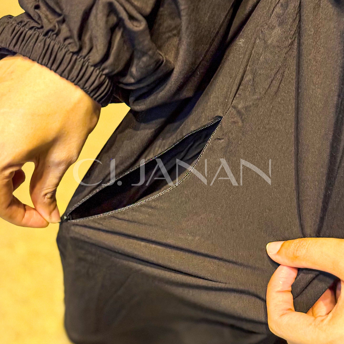 Omani Abaya Al Raha – Noir (Black)