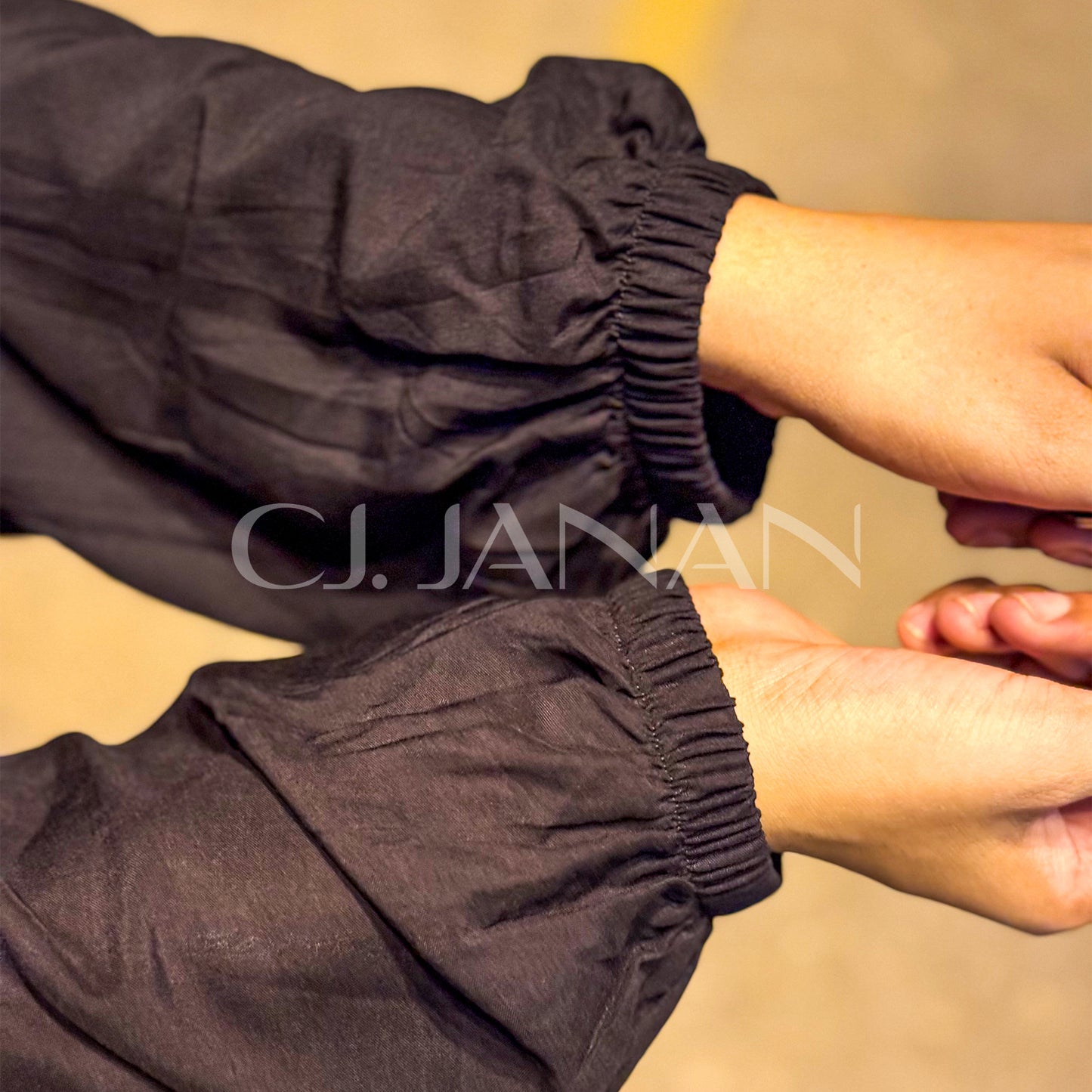 Omani Abaya Al Raha – Noir (Black)