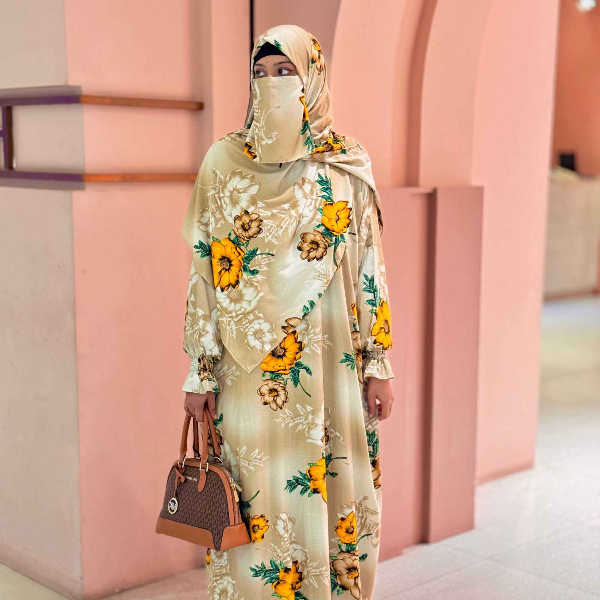 Omani Abaya Al Raha – Sahra (Beige)