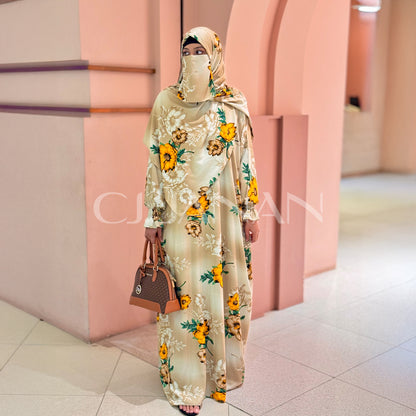 Omani Abaya Al Raha – Sahra (Beige)