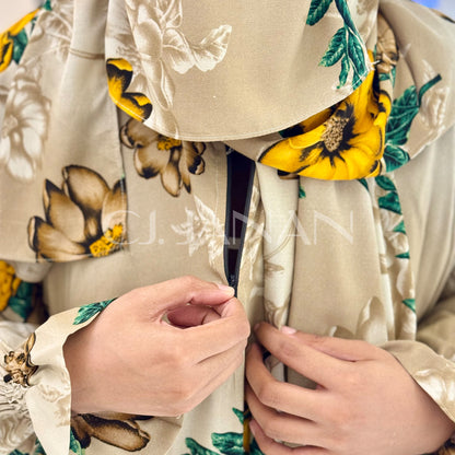 Omani Abaya Al Raha – Sahra (Beige)