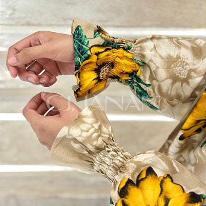 Omani Abaya Al Raha – Sahra (Beige)