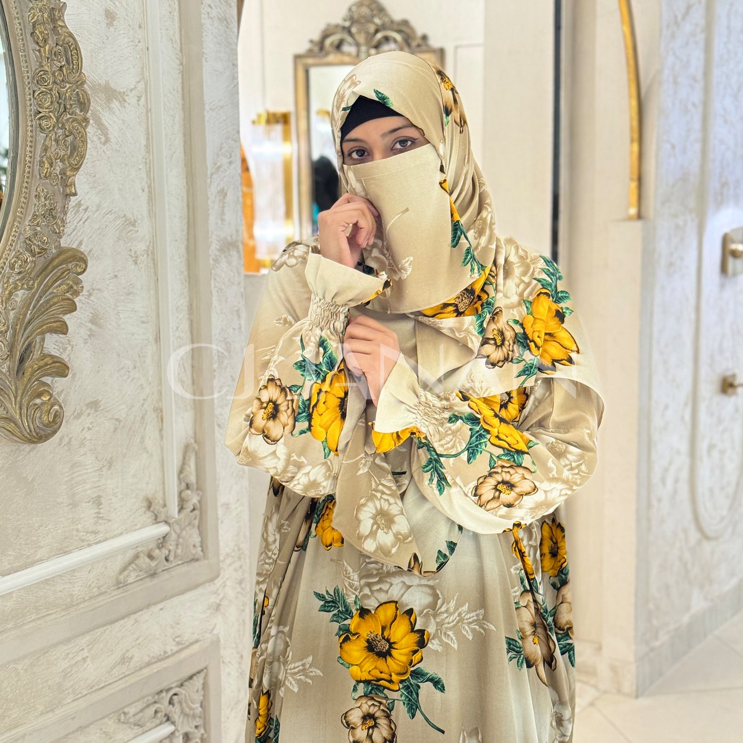 Omani Abaya Al Raha – Sahra (Beige)