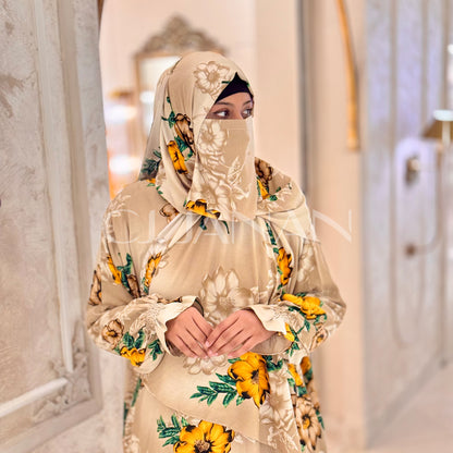 Omani Abaya Al Raha – Sahra (Beige)