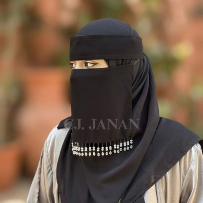 Original Moonlight Crystal Saudi Niqab CJ Janan