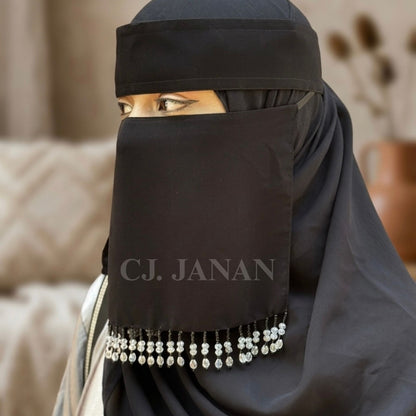 Original Moonlight Crystal Saudi Niqab CJ Janan