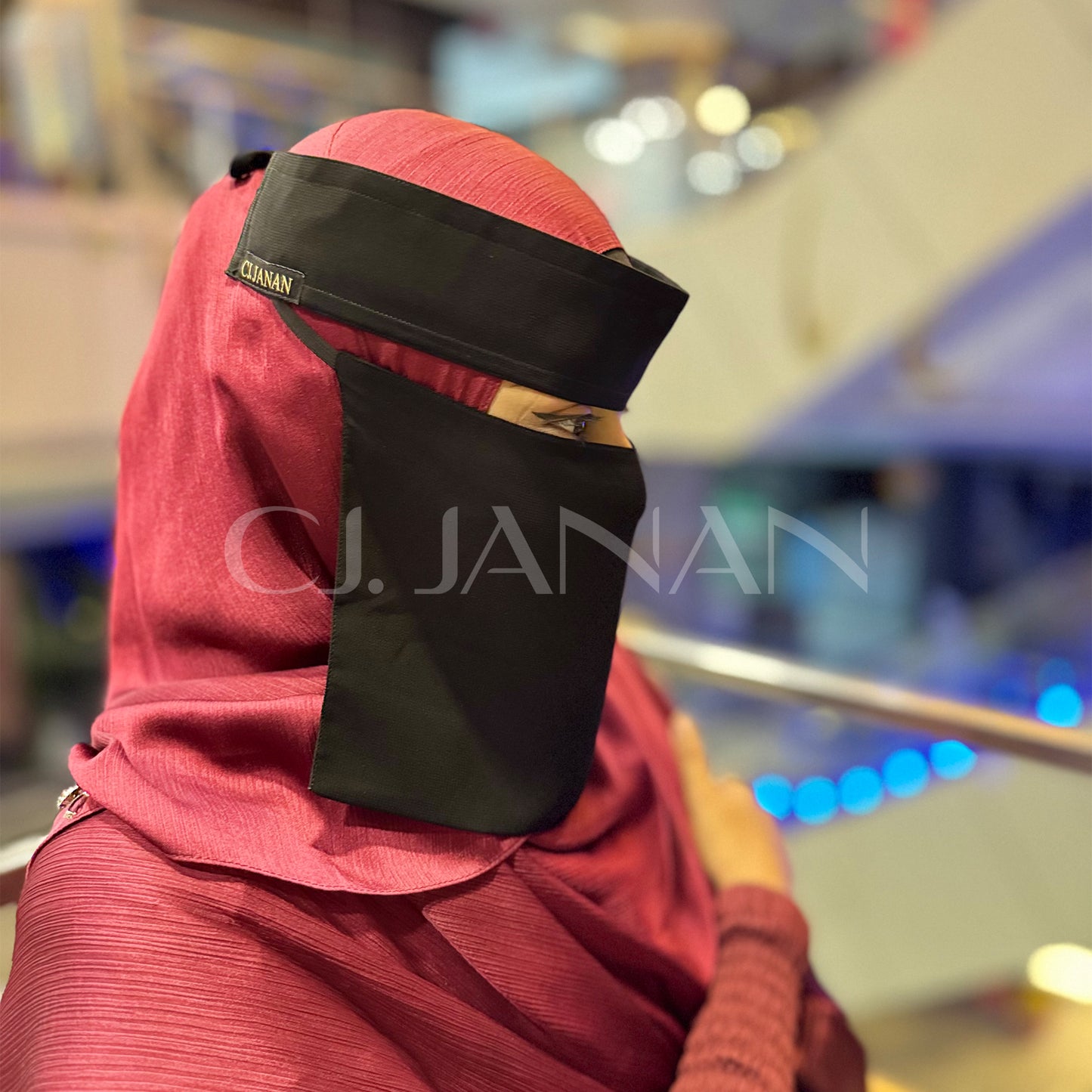 Original Saudi Niqab Plain - 7 Inch