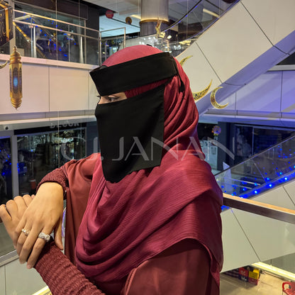 Original Saudi Niqab Plain - 7 Inch