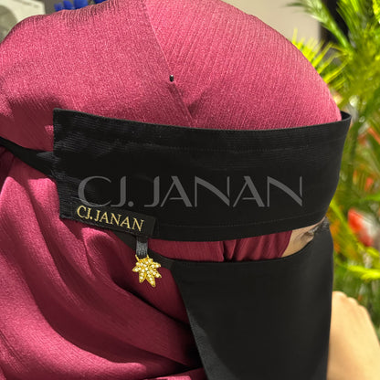 Original Saudi Niqab With Buckle – 7 Inch