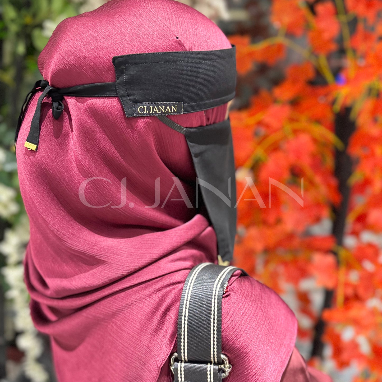 Original Saudi Niqab With 2 Sides Odd Clips 