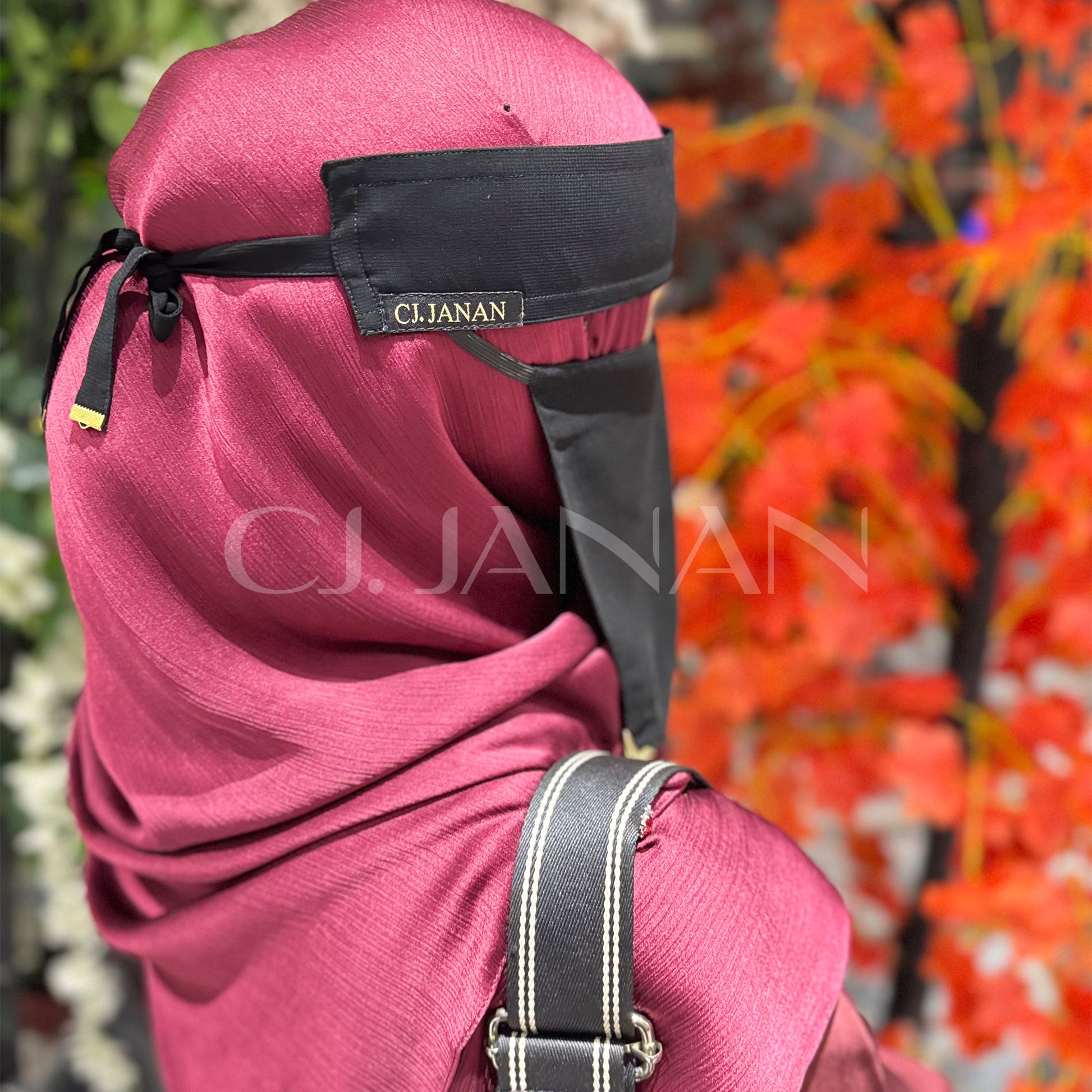 Original Saudi Niqab With 2 Sides Odd Clips 