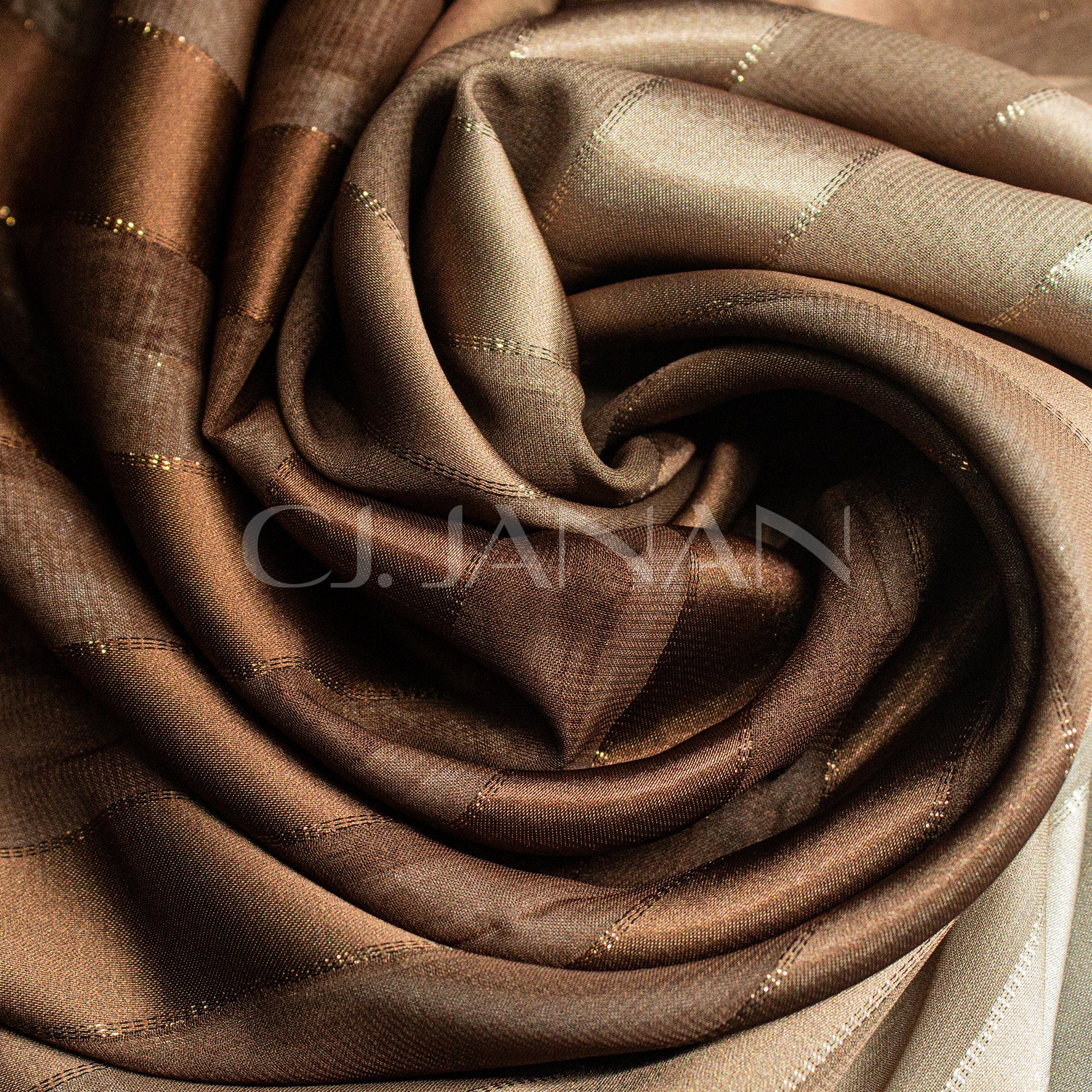 Silk Hijab Chocolate Brown