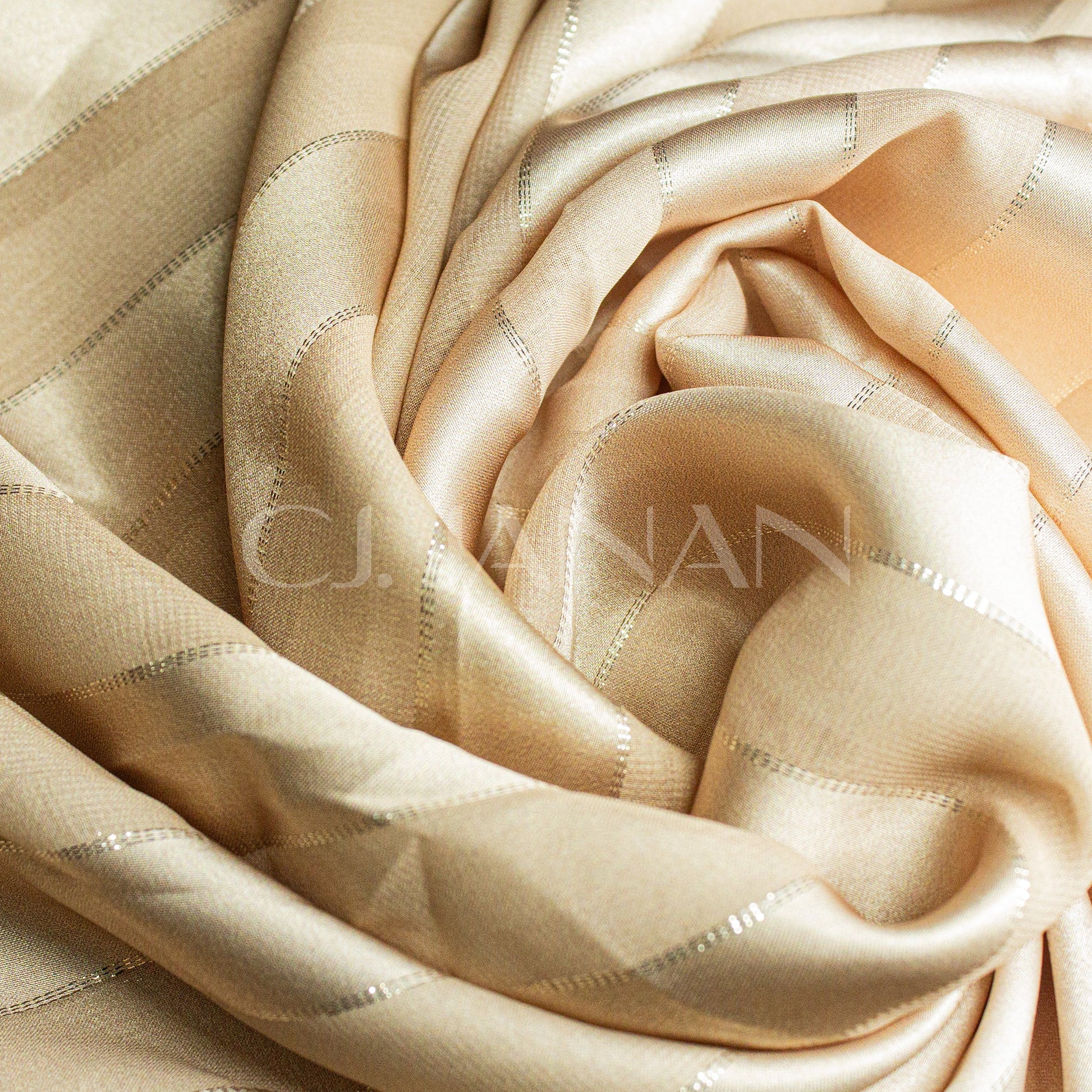 Silk Hijab Soft Peach