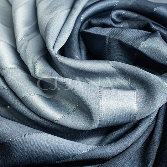 Silk Hijab Steel Blue