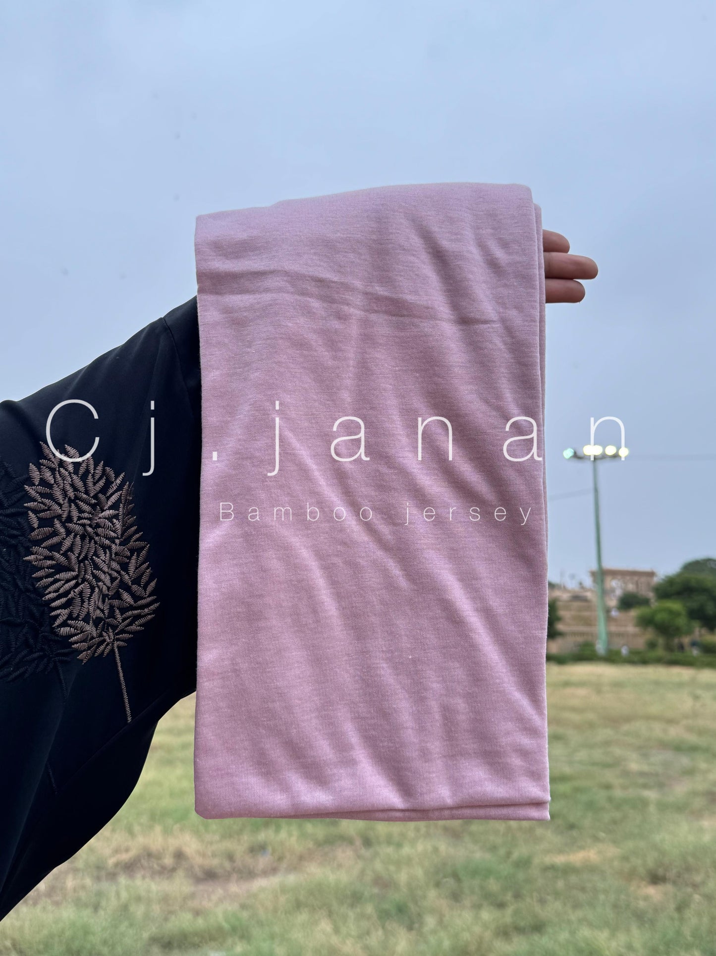 Bamboo Jersey Hijab Ash Grey