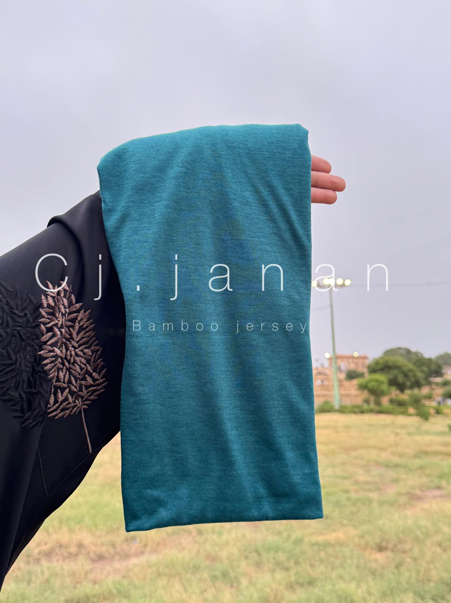 Bamboo Jersey Hijab Ash Grey