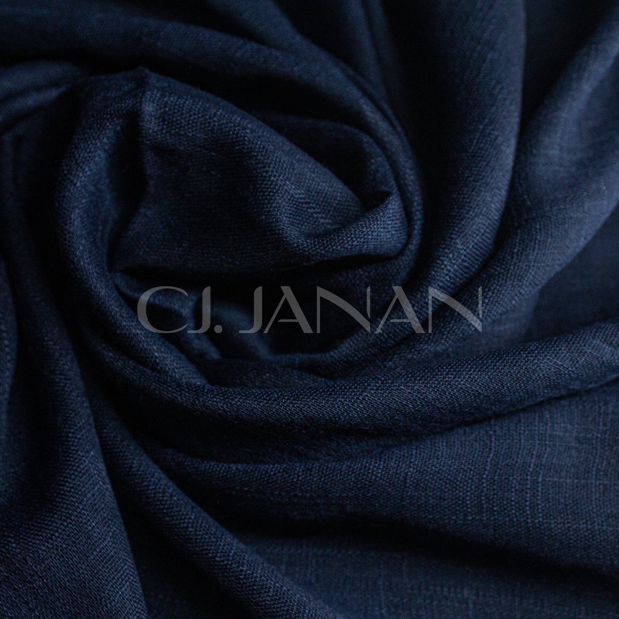 Turkish Lawn Hijab Navy Blue